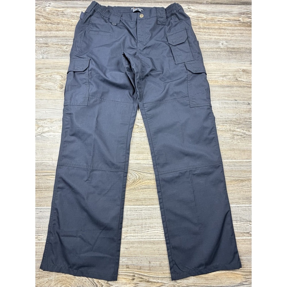 5.11 Tactical Pants Womens 12 (34x31) Navy Blue EMS Ripstop Cargo Utility Canvas